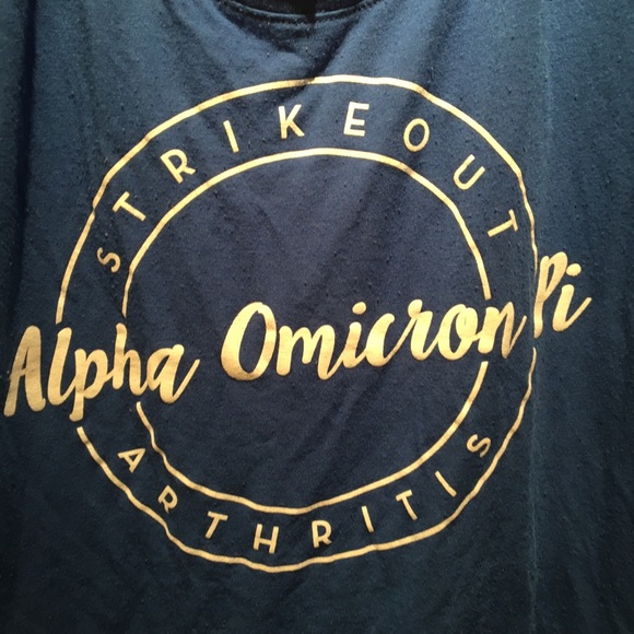 Alpha Omicron Pi AOII tee - Picture 4 of 4